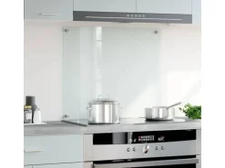 vidaXL Küchenrückwand Transparent 70x60 cm Hartglas 249468