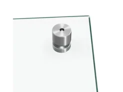 vidaXL Küchenrückwand Transparent 70x60 cm Hartglas 249468