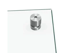 vidaXL Küchenrückwand Transparent 90×40 cm Hartglas 249472