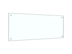 vidaXL Küchenrückwand Transparent 100×40 cm Hartglas 249475