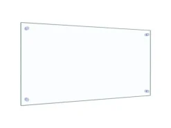 vidaXL Küchenrückwand Transparent 80×40 cm Hartglas 249469