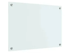 vidaXL Küchenrückwand Weiß 70 x 50 cm Gehärtetes Glas 42018009