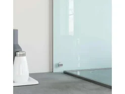 vidaXL Küchenrückwand Weiß 80x50 cm Hartglas 249455