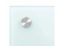 vidaXL Küchenrückwand Weiß 80x50 cm Hartglas 249455