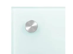 vidaXL Küchenrückwand Weiß 90x50 cm Hartglas 249458