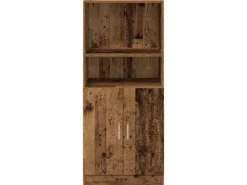 vidaXL Küchenschrank Altholz-Optik 57x41,5x131,5 cm Holzwerkstoff 860128