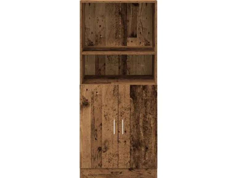 vidaXL Küchenschrank Altholz-Optik 57x41,5x131,5 cm Holzwerkstoff 860128