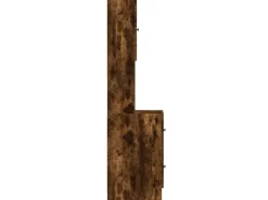 vidaXL Küchenschrank Räuchereiche 35x50x180 cm Holzwerkstoff