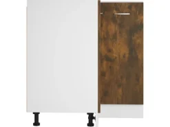 vidaXL Küchenschrank Räuchereiche 75,5x75,5x80,5 cm Holzwerkstoff