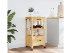 vidaXL Küchenwagen MONZA 48x40x90 cm Massivholz Kiefer Modell 4