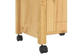 vidaXL Küchenwagen MONZA 48x40x90 cm Massivholz Kiefer Modell 9