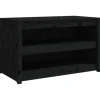 vidaXL Outdoor-Küchenschrank Schwarz 106x55x64 cm Massivholz Kiefer