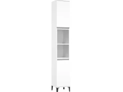 vidaXL 3-tlg. Badmöbel-Set Weiß Holzwerkstoff Modell 20