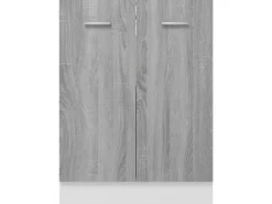 vidaXL Unterschrank Grau Sonoma 60x46x81,5 cm Holzwerkstoff
