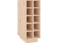 vidaXL Weinregal 23x34x61 cm Massivholz Kiefer