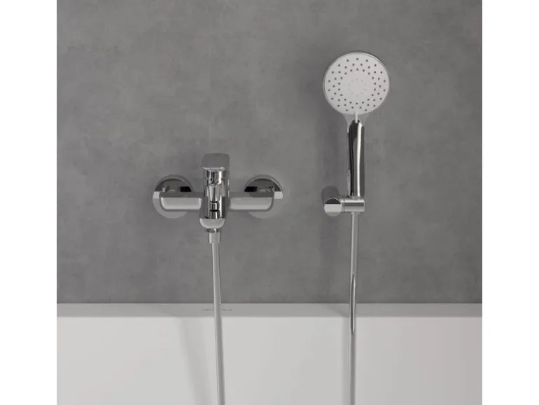 Villeroy & Boch Einhebel-Badewannenarmatur O.novo in Chrom