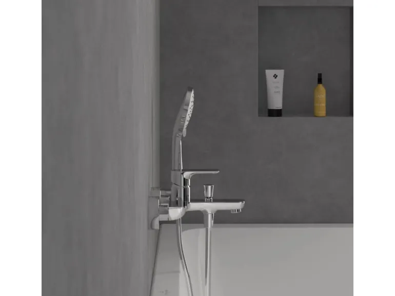 Villeroy & Boch Einhebel-Badewannenarmatur O.novo in Chrom