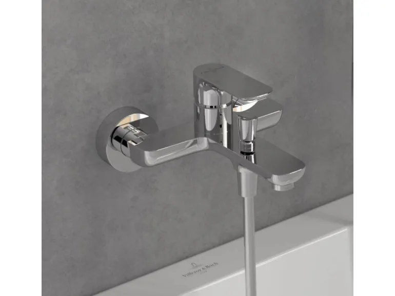 Villeroy & Boch Einhebel-Badewannenarmatur O.novo in Chrom