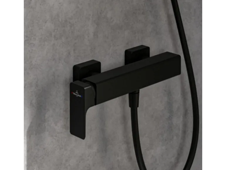 Villeroy & Boch Einhebel-Duscharmatur Subway 3.0 in Matt Black