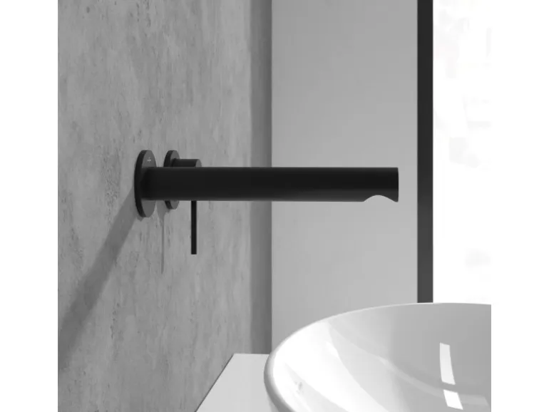 Villeroy & Boch Einhebel-Waschtischauslauf-Set Loop & Friends in Matt Black