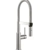 Villeroy & Boch Küchenarmatur Steel Expert 2-0 Hochdruck Armatur Umschaltfunktion Wassersparend Edelstahl Massiv