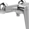 Villeroy & Boch Oasis Duscharmatur Einhebel-Mischbatterie Rückflussschutz & Keramikkartusche Aufputzmontage Rund Chrom