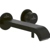 Villeroy & Boch Waschtischauslauf-Set Dawn ohne Ablaufgarnitur in Matt Black