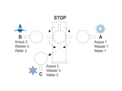 VIZIO 5 Wege Wasserhahn Küchenarmatur Edelstahl Massiv mit 360° Schwenkbarem Auslauf Abnehmbare 2 Strahl Handbrause Gebürstet Gelb