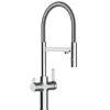 VIZIO 4 Wege Wasserhahn Küchenarmatur FC mit 360° Schwenkbarem Auslauf Abnehmbare 2 Strahl Handbrause Verchromt