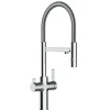 VIZIO 3 Wege Wasserhahn Küchenarmatur FC mit 360° Schwenkbarem Auslauf Abnehmbare 2 Strahl Handbrause Verchromt