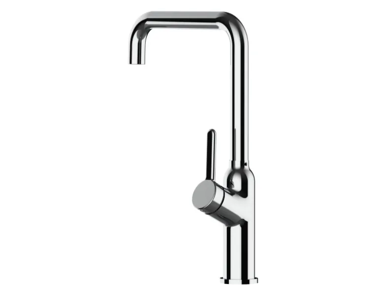 VIZIO Wasserhahn Küchenarmatur BOD mit 360° Schwenkbarem N Auslauf Verchromt