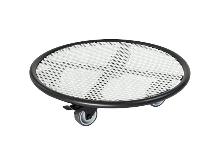 Wagner design Pflanzenroller GH 7017 Ø 38 cm x 8 cm Schwarz-Weiß