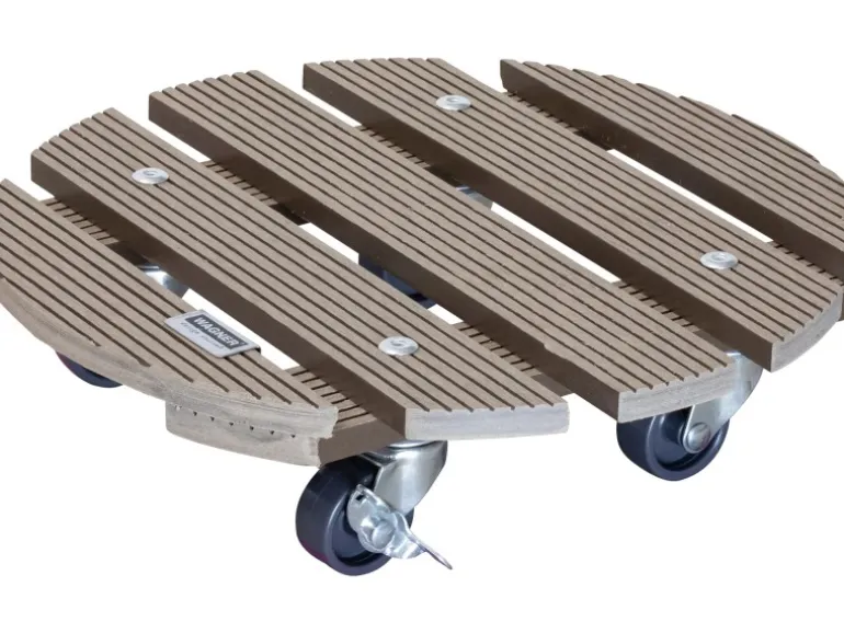 Wagner WPC Pflanzenroller GH 0536 Ø 29 cm Taupe FSC®