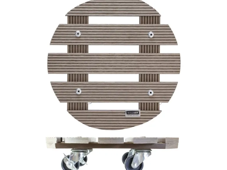 Wagner WPC Pflanzenroller GH 0536 Ø 29 cm Taupe FSC®