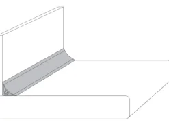 Wandabschlussleiste Micro 300 cm x 1,4 cm Ferro