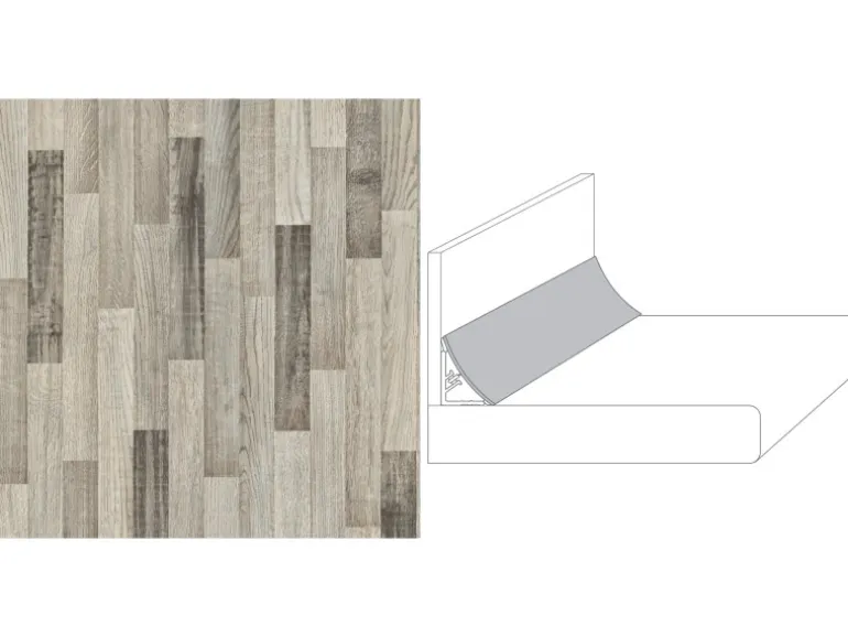 Wandabschlussleiste Plus 59 x 3 cm Eiche Ajaccio (BBL 242)