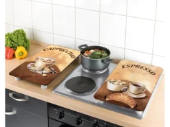 Wenko Abdeckplatte Universal Kaffee 2er-Set