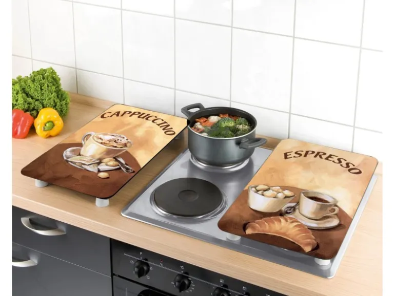 Wenko Abdeckplatte Universal Kaffee 2er-Set