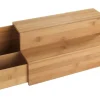 Wenko Bambus Treppe für Kaffee und Tee 33 cm x 17,5 cm x 15 cm