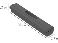 Wenko Folienschneider Perfect-Cutter 38 cm x 5,2 cm x 6,7 cm Anthrazit