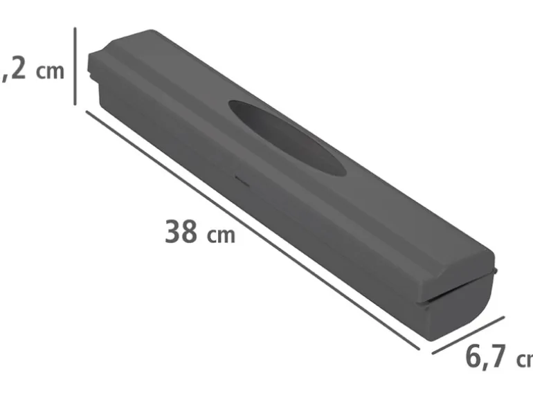 Wenko Folienschneider Perfect-Cutter 38 cm x 5,2 cm x 6,7 cm Anthrazit