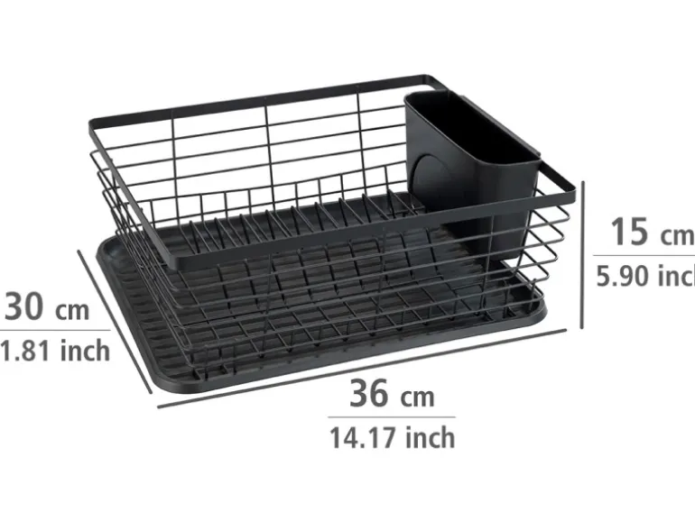 Wenko Geschirrabtropfer Drip Schwarz