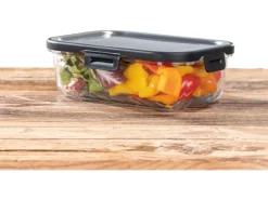 Wenko Glas Frischhaltedose Steel Black Outdoor Kitchen 1 l