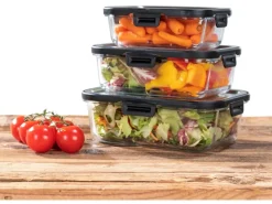 Wenko Glas Frischhaltedose Steel Black Outdoor Kitchen 0,6 l