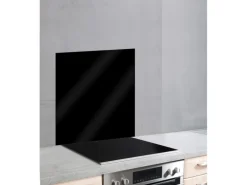 Wenko Glasrückwand Schwarz 60 cm x 70 cm