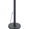 Wenko Küchenrollenhalter Clayton Pulverbeschichtetes Metall Ø 15 x 33 cm Schwarz
