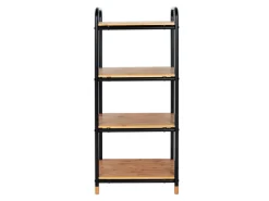 Wenko Regal Loft Bambus Braun mit 4 Etagen
