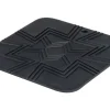 Wenko Silikon-Topfuntersetzer Wesi 16 cm x 16 cm x 0,5 cm Schwarz 2 Stück
