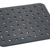 Wenko Spülbeckeneinlage Kristall Eckig 27,5 cm x 1 cm x 31 cm Grau