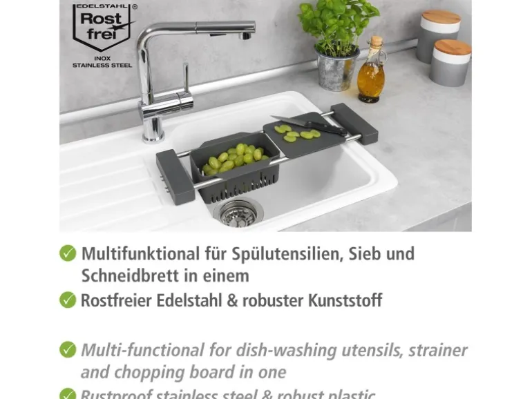 Wenko Spülbecken-Organizer Spülen-Caddy Cami ausziehbar